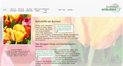 Desktop Screenshot of burnoutambulanz.de